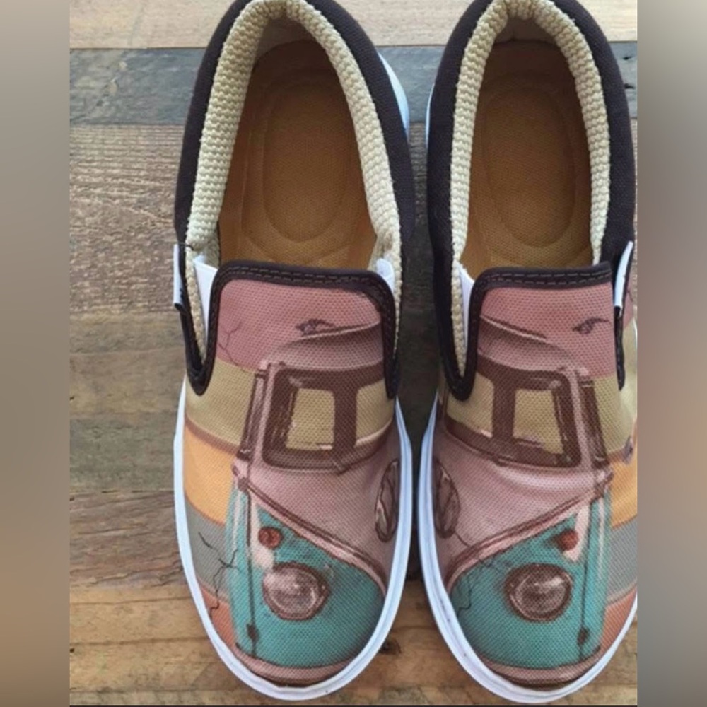 Colorful Slip-On Women's Sneakers